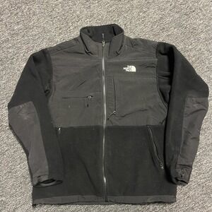 The North Face Denali Jacket Mens L Black Full Zip Fleece Gorpcore H96